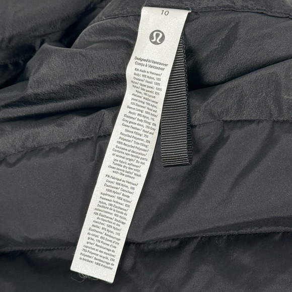Lululemon Athletica Black “Down For It All” Jacket - Picture 14 of 14